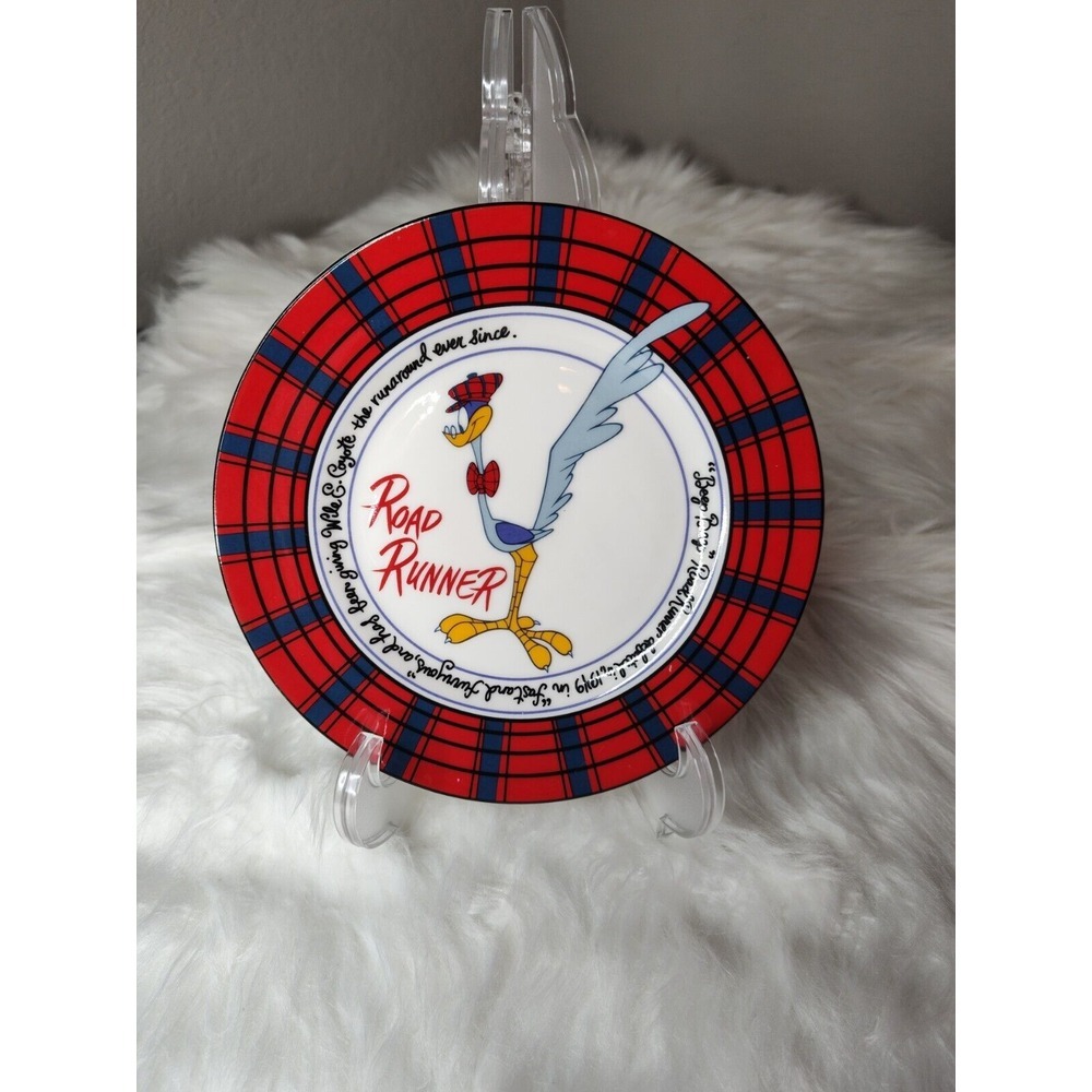 Vintage 1992 Warner Bros. Road Runner‎ bird decorative plate
